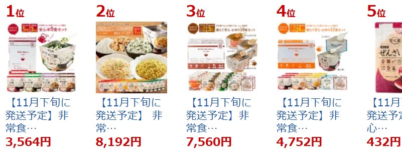 非常食 9食セット 1人 3日分 アルファー食品情報サイト